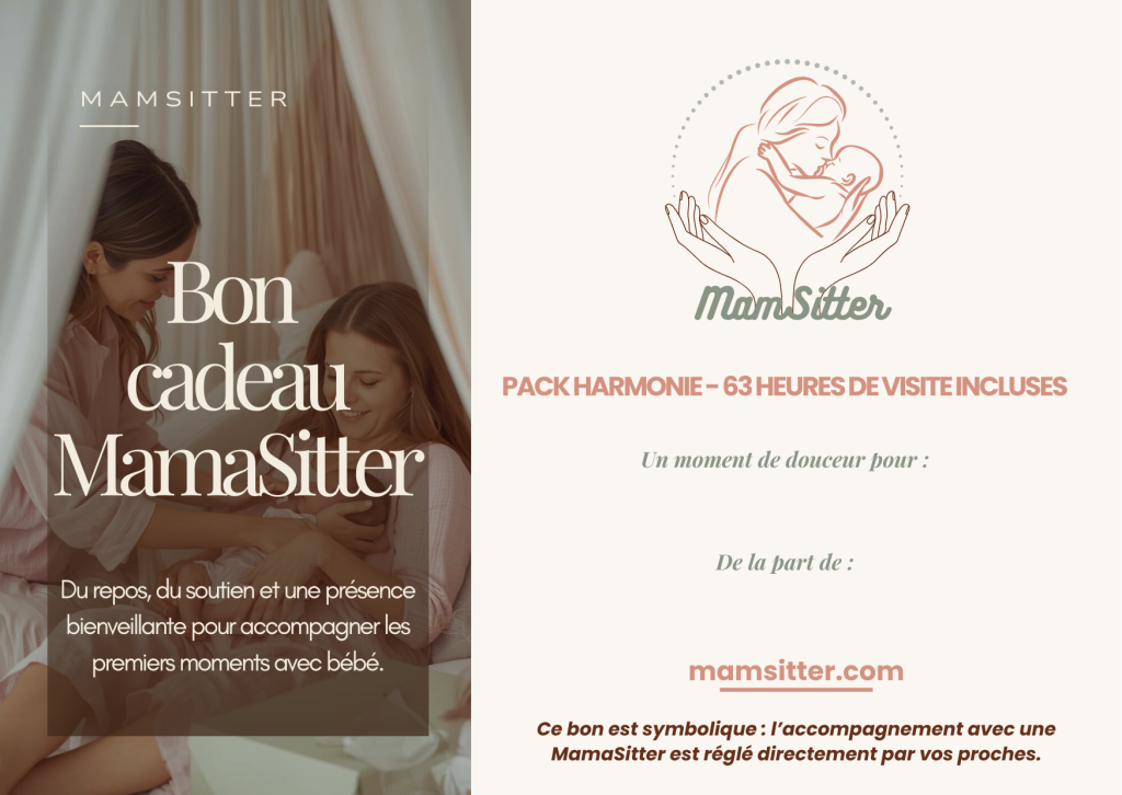 bon cadeau de naissance mamsitter pack harmonie